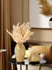 1 Modern Luxury Style Honeycomb Ceramic Vase Suitable For Decoration In Living Rooms, Lobbies, Dining Rooms, Bedroom Corners, And Other Spaces_maomaolike.com