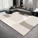 Living Room Rug Large Size Gorgeous Gold Frame Design Bedroom Rug Plush Thickened Machine Washable Thickened Underlay Interior Decorative Rug_maomaolike.com