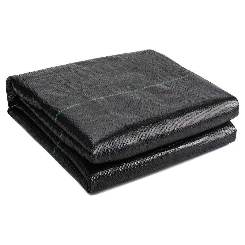 Heavy-Duty PP Barrier Fabric – Black Landscape Ground Cover For Gardens, Orchards & Farms (1m-2m Width, 5m-10m Length)_maomaolike.com