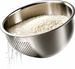 Rice-washing And Draining Bowl, Stainless Steel Side-drain Basket_maomaolike.com