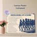 Cheerleading Life Lessons Painting Poster, Vintage-style Cheerleader Silhouette & Inspirational Rules Poster, Motivational Cheer-themed Decor Ideal_maomaolike.com
