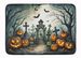 Graveyard Spooky Halloween Memory Foam Kitchen Mat Machine Washable Anti-Fatigue Mat Cushion Comfort Bath Mat Or Kitchen Rug_maomaolike.com