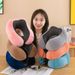 Home Textile Memory Foam Neck Pillow Neck Pillow U Shaped Neck Pillow Business Travel Pillow Magnetic Cloth Cervical Pillow Airplane Memory Pillow_maomaolike.com