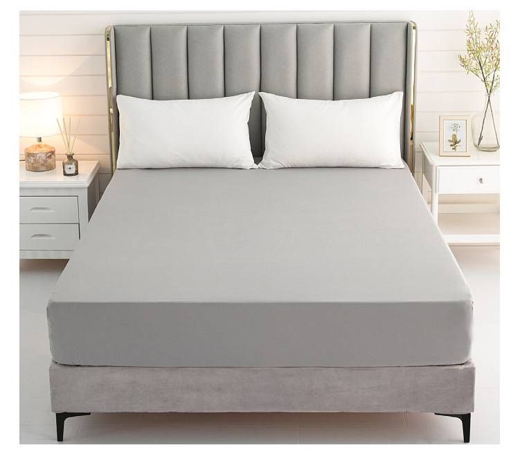 Home Garden Solid Color Sanded Pocket Bedspreads And Fitted Sheets_maomaolike.com