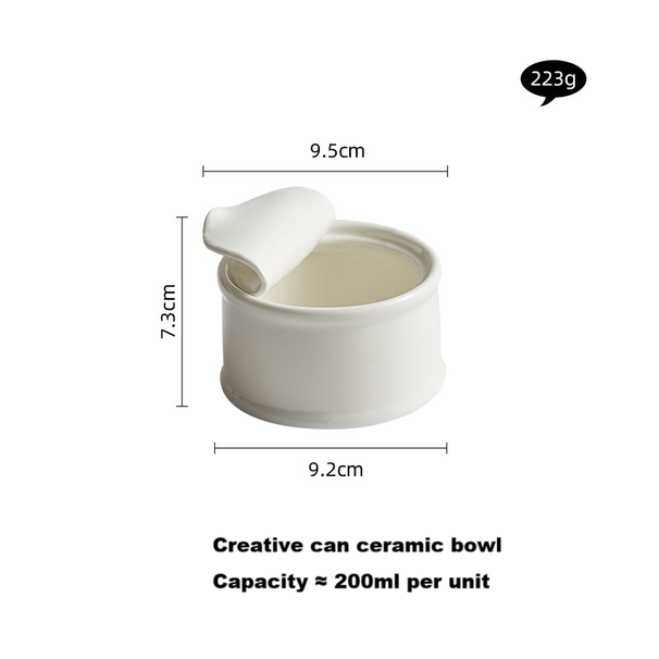 Creative Soda Cans, Ceramic Tableware, Dessert Bowls, Hotel Restaurant Specialties, Small Stew Pots, Sauce Dishes,_maomaolike.com