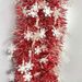 Christmas Decorative Frilly Strips, Snowflake And Six-pointed Star Shaped Home Decorations, Thickened And Dense Frilly Strips_maomaolike.com