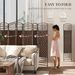 8 Panel Folding Room Divider Portable Privacy Screen Wave Fiber Room Partition For Home Office Brown_maomaolike.com