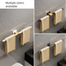 No-Drill Bathroom Wall-Mounted Towel Holder Single Rod Storage Rack Toilet Washroom Organizer_maomaolike.com