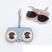 Unisex Glasses bag out of the street glasses bag Sunglasses box PU leather sunglasses bag hook pendant_maomaolike.com