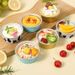 Reusable Aluminum Foil Bowl, Heat-resistant Baking Tray, Circular Pudding And Egg Tart Mold, Suitable For Ovens, Steamers, And Microwaves_maomaolike.com