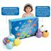 Ocean Bath Salt Ball Set 60g*12, Bath Bubble Balls, Children's Sea Salt Bath Balls, Gift Box Set._maomaolike.com