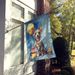 Chinese Crested Happy Birthday House Flag Large Porch Sleeve Pole Decorative Outside Yard Banner Artwork Wall Hanging, Polyester, House Size, Multicolor_maomaolike.com