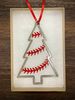 "THE TREE" - Steel Baseball Christmas Ornament_maomaolike.com