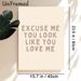 Romantic Typographic Quote Painting Poster, Soft-toned Simple Text Art Poster, Heartfelt Playful Message Ideal For Bedroom, Living Room Wall Decor_maomaolike.com