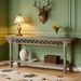 Farmhouse Console Table, 70.8" Narrow Wood Sofa Table With Storage_maomaolike.com