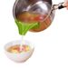 Kitchen anti leakage pot and kitchenware round edge drainer high elastic silicone drainer silicone funnel_maomaolike.com