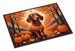 Dachshund Fall Doormat Front Door Mat Indoor Outdoor Rugs For Entryway, Non Slip Washable Low Pile, 24H X 36W_maomaolike.com