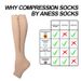 Women's Autumn Zipper Socks Compression Socks Sports Professional Shaping Pressure Socks _maomaolike.com