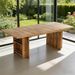 Farmhouse Dining Table Wooden Kitchen Table With Shelves For 6 To 8_maomaolike.com