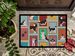 Lots Of Siberian Husky Doormat Front Door Mat Indoor Outdoor Rugs For Entryway, Non Slip Washable Low Pile, 24H X 36W_maomaolike.com