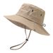Unisex Quick-drying fisherman hat Outdoor camping trekking hat rope climbing hat Western cowboy hat men large overhang Trekking hat lady_maomaolike.com