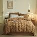 Wholesale INS French Bubble Gauze All-Cotton Four-Piece Princess Style Simple Homestay Pure Yarn-Dyed Washed Cotton 4-Piece Set_maomaolike.com