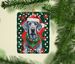 Weimaraner Christmas Porcelain Ornament Christmas Tree Hanging Decorations For Home Christmas Holiday, Rectangle, Gift, Multicolor_maomaolike.com