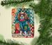 Cavalier Spaniel Christmas Porcelain Ornament Christmas Tree Hanging Decorations For Home Christmas Holiday, Rectangle, Gift, Multicolor_maomaolike.com