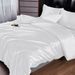 New Solid Color Satin Silk Four-Piece Set European And American Simple Sheet Bed Skirt_maomaolike.com