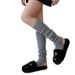 Autumn and winter thick foot pile socks yoga leg warmers solid color women's warm foot cover_maomaolike.com