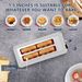 4-Slice Toaster, Extra Wide Long Slot Toaster, 6 Settings, Bagel, Defrost, Reheat, Removable Crumb Tray, Upgraded Stainless Steel, Silver, Resale Prohibited_maomaolike.com