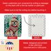 Tibetan Spaniel Christmas Porcelain Ornament Christmas Tree Hanging Decorations For Home Christmas Holiday, Rectangle, Gift, Multicolor_maomaolike.com