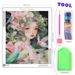 PhotoCustom Diy Round Diamond Lovely Beauty Diamond Art Painting Little Bird Mosaic Handmade Artwork Personalized Gift_maomaolike.com