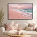 Art Beach Ocean Landscape Print Tropical Sea Waves Picture For Living Room Office Wall Hanging 40x60cm Framed_maomaolike.com