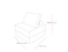 66.9 Inch Modular Sofa, Single Seater, Double-layer Multi-combination, Skin-friendly Fabric, DIY Suitable For Living Rooms, Study Rooms, Bedrooms, And Other Spaces. PINK_maomaolike.com