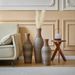Desktop Vase, Brown Decorative Floor Vase, Classic And Neat Floor Vase, High Independent Flower Stand, Artificial Vine Vase, PVC Floor Vase, Home Decoration Flower Stand Set Of 3 Pieces_maomaolike.com
