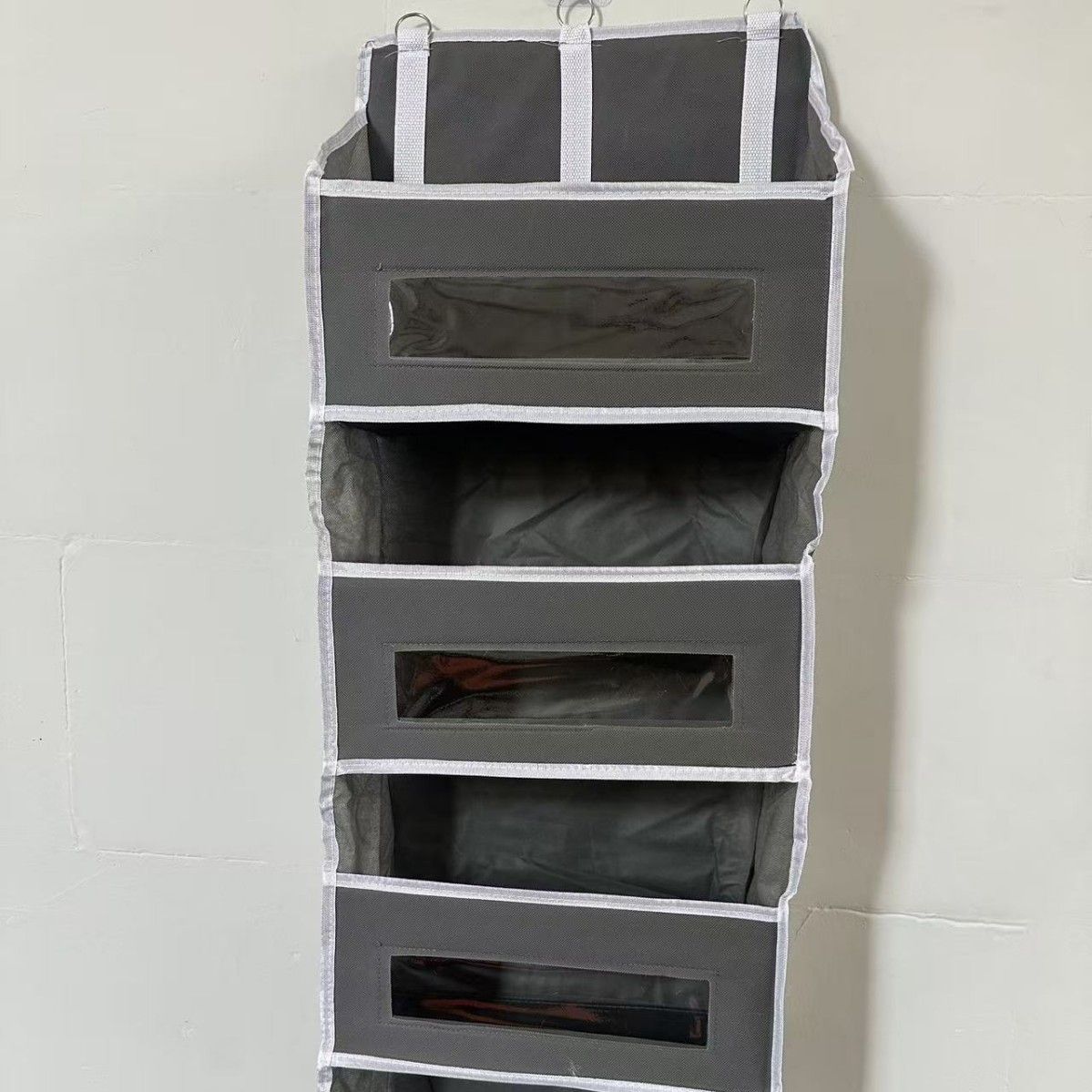 Non-woven Fabric Storage Bag, Door-Hanging Organizer, Foldable Hanging Storage, Large-Capacity Clothing Storage Box, Door-Back Storage Bag_maomaolike.com
