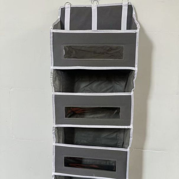 Non-woven Fabric Storage Bag, Door-Hanging Organizer, Foldable Hanging Storage, Large-Capacity Clothing Storage Box, Door-Back Storage Bag_maomaolike.com
