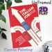 The Italian Job Movie Themed Painting Poster, Bold Retro Graphic Poster, Vintage Movie Art With Red, White & Blue Mini Cars On Arrow Paths, Ideal For_maomaolike.com