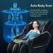Massage Chair Full Body, Zero Gravity SL-Track Shiatsu Massage Recliner Chair With Body Scan, Airbags, Foot Rollers, Deep Yoga Stretch, Heating (Black)_maomaolike.com