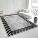 Living Room Rug Large Size Gorgeous Gold Frame Design Bedroom Rug Plush Thickened Machine Washable Thickened Underlay Interior Decorative Rug_maomaolike.com
