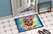 Pomeranian Hippie Dawg Doormat Front Door Mat Indoor Outdoor Rugs For Entryway, Non Slip Washable Low Pile, 24H X 36W_maomaolike.com
