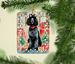 Poodle Christmas Porcelain Ornament Christmas Tree Hanging Decorations For Home Christmas Holiday, Rectangle, Gift, Multicolor_maomaolike.com