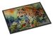 Leopard Doormat Front Door Mat Indoor Outdoor Rugs For Entryway, Non Slip Washable Low Pile, 24H X 36W_maomaolike.com