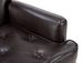 Leather Armchair With Rivet Decoration Single Sofa Accent Chair For Living Room-Brown_maomaolike.com