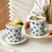 2PCS Vintage Exquisite Coffee Cup Home Breakfast Milk Oat Cup_maomaolike.com