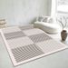 Living Room Rug Large Size Gorgeous Gold Frame Design Bedroom Rug Plush Thickened Machine Washable Thickened Underlay Interior Decorative Rug_maomaolike.com