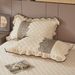 European Quilted Thickened Skirt Three-Piece Set 1.8m Princess Style Lace Sheet 1.5m Non-Slip Bed Cover_maomaolike.com
