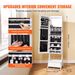 VEVOR Mirror Jewelry Cabinet Standing Mirror With Storage Full Length White_maomaolike.com