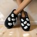 Men's Classy New Halloween Skull Cartoon Warm Winter And Women Couples Home Indoor Cotton Slippers For Men_maomaolike.com